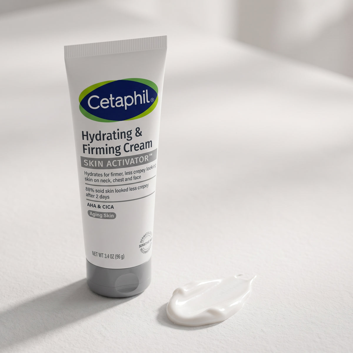 Cetaphil Hydrating & Firming Cream – Skin Activator™ for Face, Neck & Chest (3.4 oz)