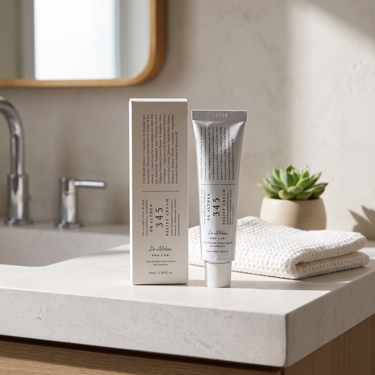 Dr. Althea 345 Relief Cream 50ml | Korean Centella & Niacinamide Blemish Relief Moisturizer