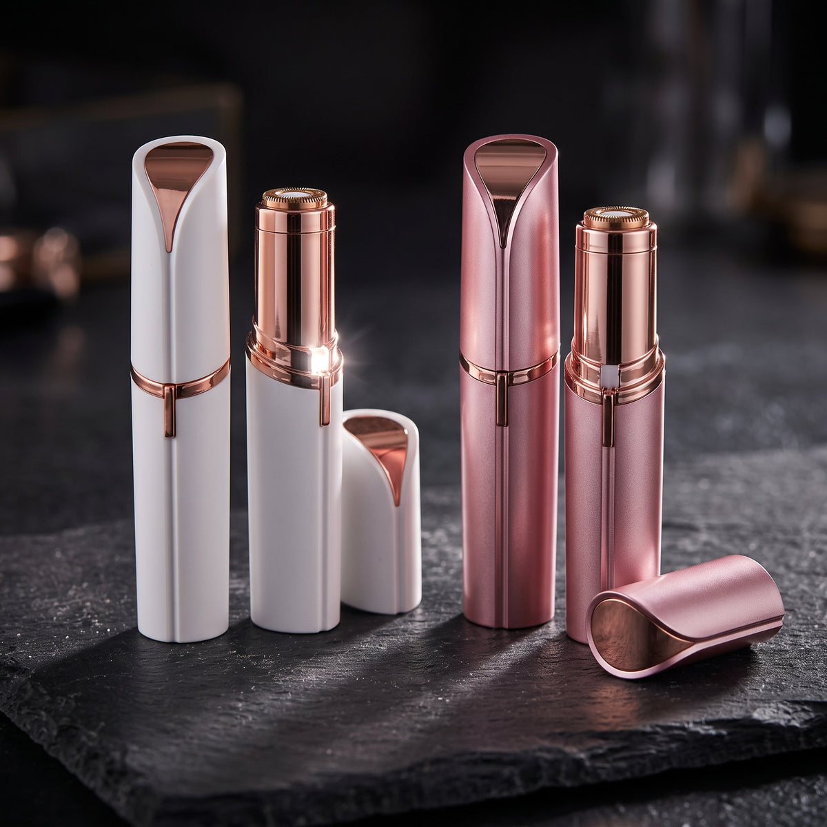 Painless Electric Facial Hair Remover & Eyebrow Trimmer – Mini Pocket Hair Razor for Women