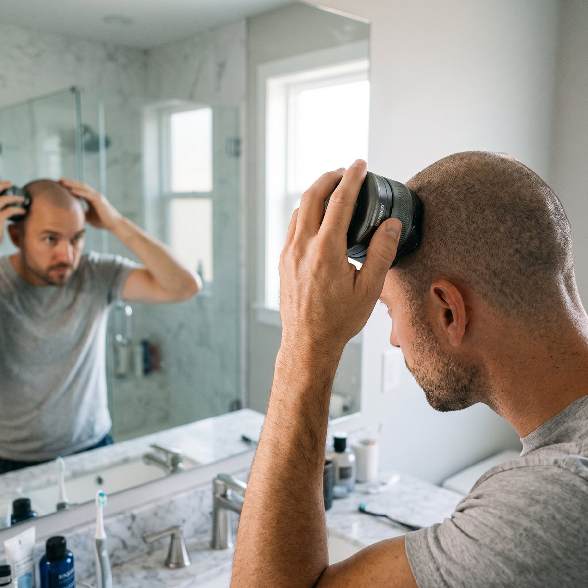 Kensen Professional 6D Rotary Head Shaver – Fast Shaving Bald Head Razor with Magnetic Head