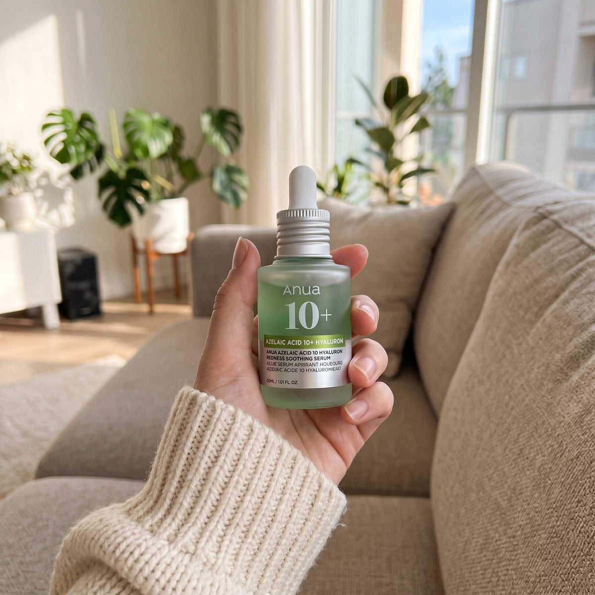 Anua Azelaic Acid 10 + Hyaluron Redness Soothing Serum (30ml) – Korean Anti-Redness & Blemish Serum
