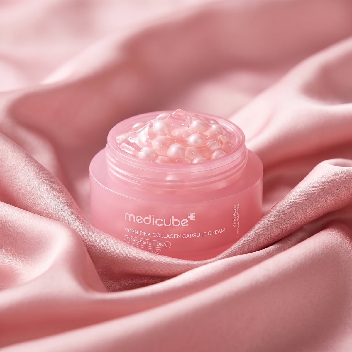Medicube PDRN Pink Collagen Capsule Cream 55g | With Niacinamide 5% & Sodium DNA for Glass Skin