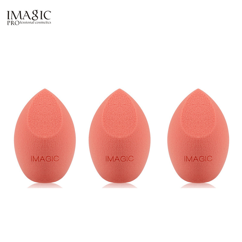 IMAGIC 3-Pcs Professional Makeup Sponge Set – Soft Teardrop Foundation & Contour Blender
