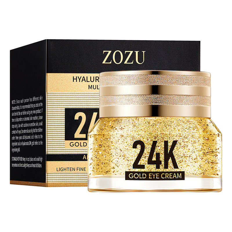 ZOZU 24K Gold Hyaluronic Acid Eye Cream – Anti-Aging & Anti-Wrinkle Firming Eye Cream