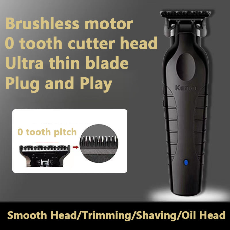 Kemei KM-2299 Zero-Gapped T-Blade Hair Clipper | Electric Cordless Beard & Detail Trimmer Set