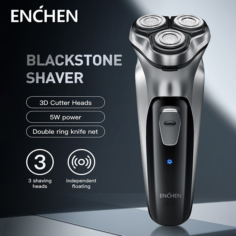 ENCHEN BlackStone Electric Shaver – 3D Independent Floating Cutter Head (5W Power)