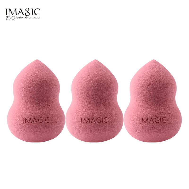 IMAGIC 3-Pcs Professional Makeup Sponge Set – Soft Teardrop Foundation & Contour Blender