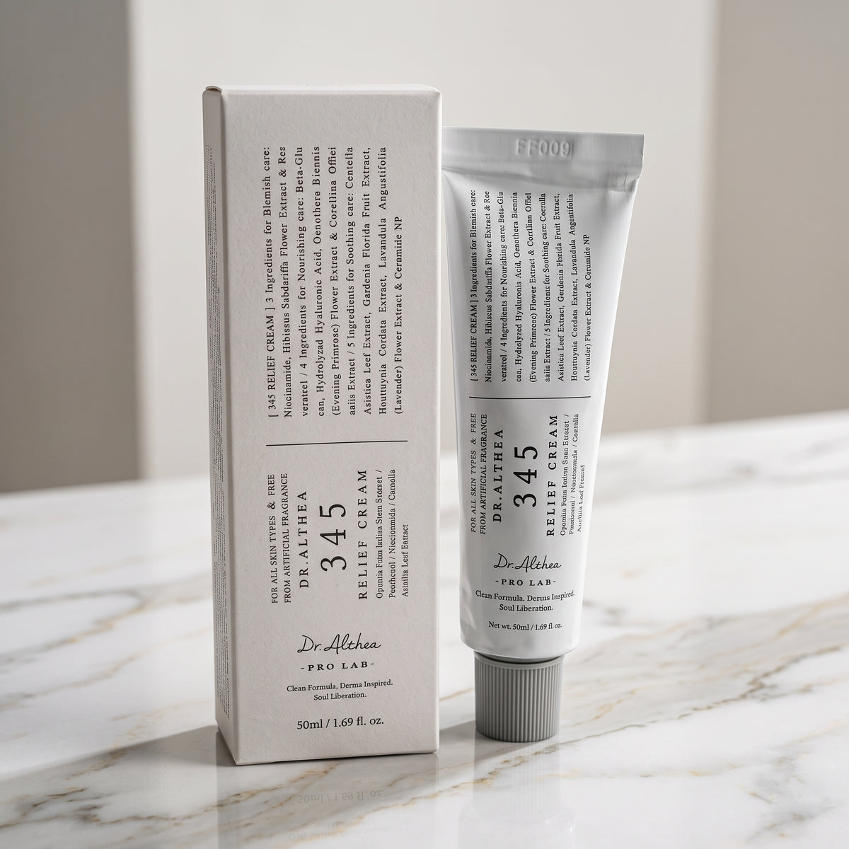 Dr. Althea 345 Relief Cream 50ml | Korean Centella & Niacinamide Blemish Relief Moisturizer