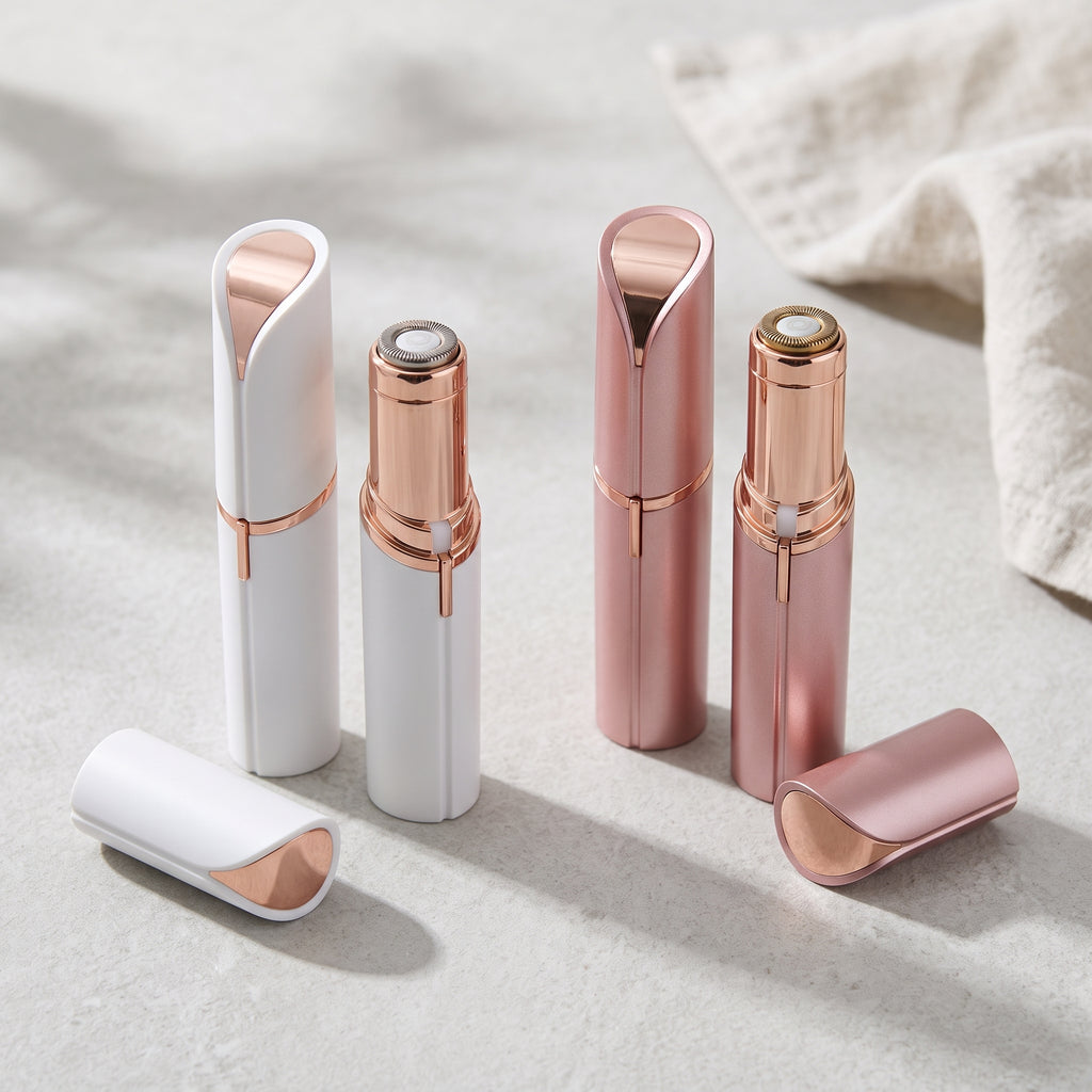 Painless Electric Facial Hair Remover & Eyebrow Trimmer – Mini Pocket Hair Razor for Women