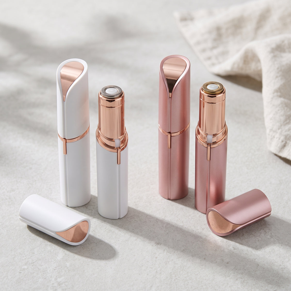 Painless Electric Facial Hair Remover & Eyebrow Trimmer – Mini Pocket Hair Razor for Women