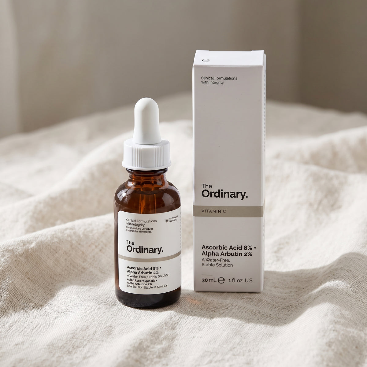 The Ordinary Ascorbic Acid 8% + Alpha Arbutin 2% Serum 30ml | Vitamin C Dark Spot Corrector