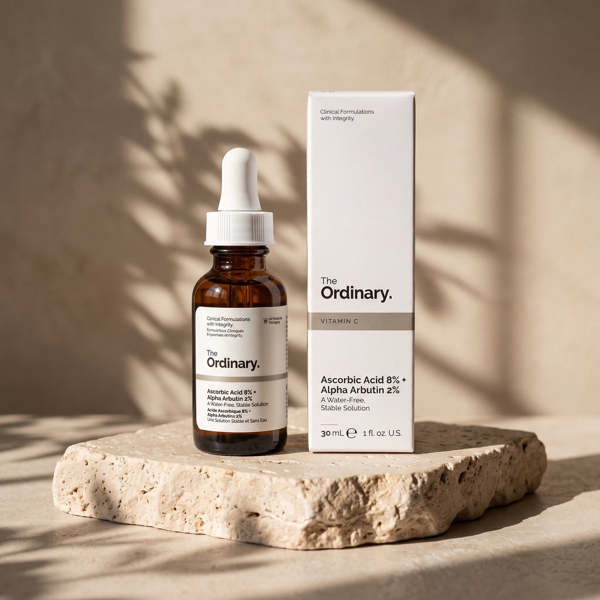 The Ordinary Ascorbic Acid 8% + Alpha Arbutin 2% Serum 30ml | Vitamin C Dark Spot Corrector