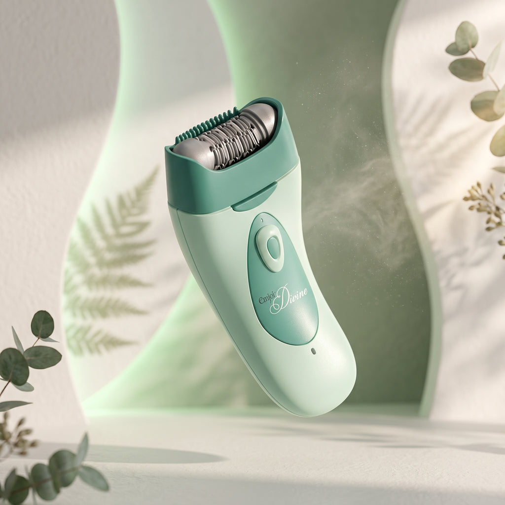 Emjoi Divine Gentle Hair Removal Epilator – Portable Electric Hair Remover for Women