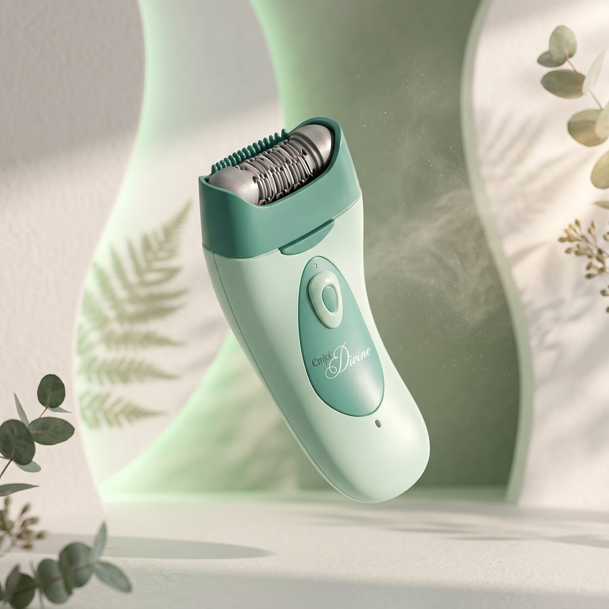 Emjoi Divine Gentle Hair Removal Epilator – Portable Electric Hair Remover for Women