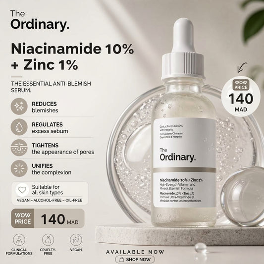 The Ordinary Niacinamide 10% + Zinc 1% – High-Strength Blemish & Pore Refining Serum