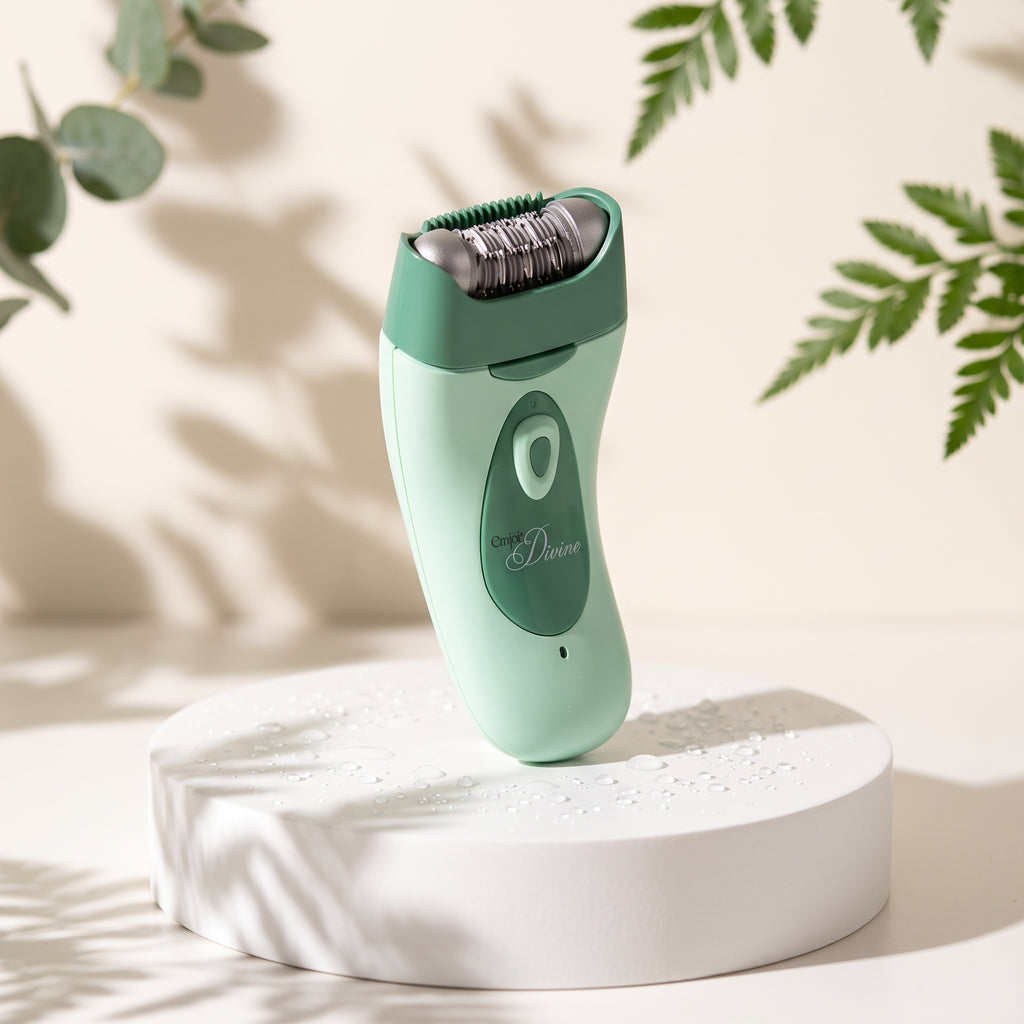 Emjoi Divine Gentle Hair Removal Epilator – Portable Electric Hair Remover for Women