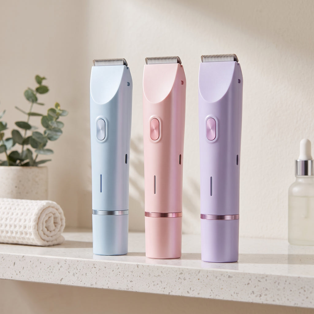 Dual-Head Electric Body Hair Remover – Portable Painless Hair Trimmer for Legs, Underarms & Bikini Area