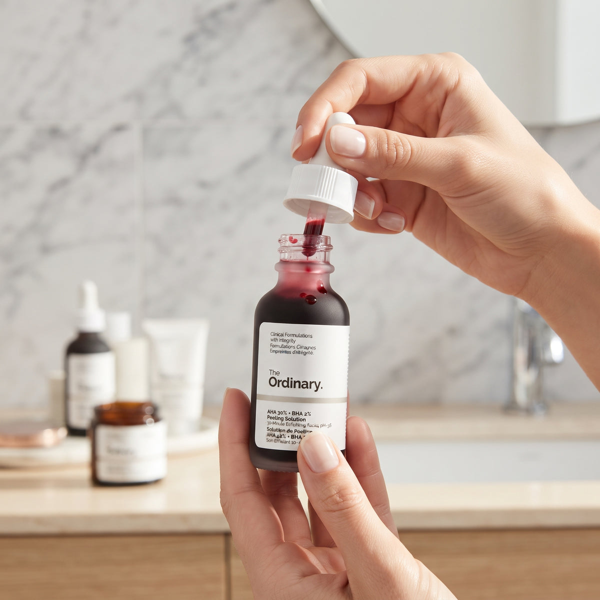 The Ordinary AHA 30% + BHA 2% Exfoliating Peeling Solution Serum for Radiance & Texture