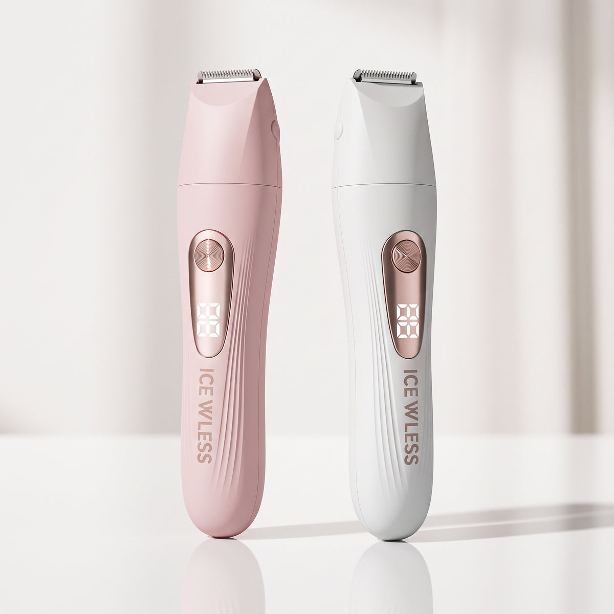 ICEWLESS 3-in-1 Women's Electric Hair Trimmer Set – Painless Facial, Body & Bikini Remover
