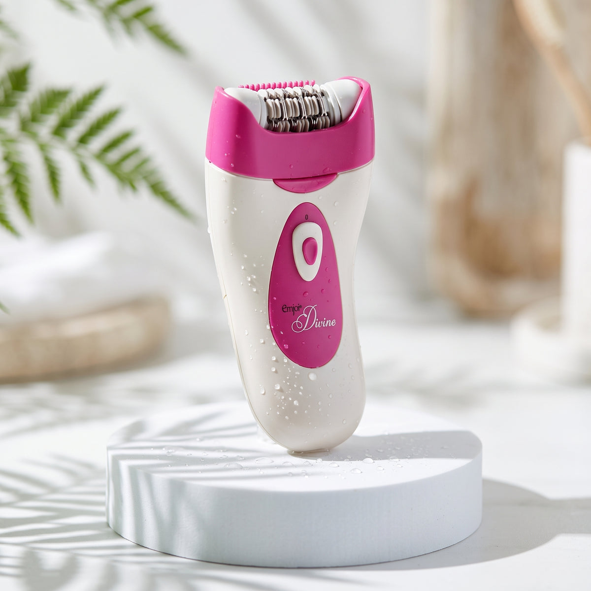 Emjoi Divine Gentle Hair Removal Epilator – Portable Electric Hair Remover for Women