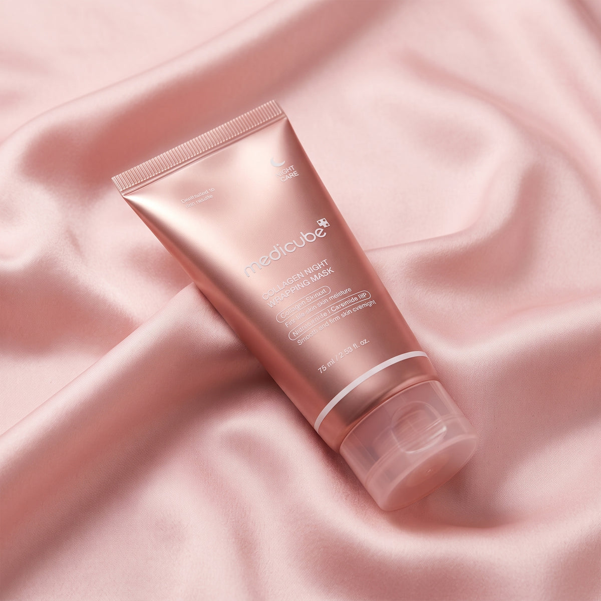 Medicube Collagen Night Wrapping Mask 75ml | Korean Overnight Peel-Off Mask for Glass Glow Skin
