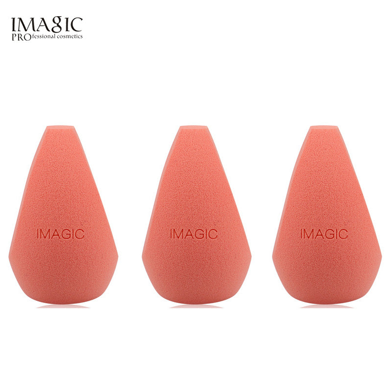 IMAGIC 3-Pcs Professional Makeup Sponge Set – Soft Teardrop Foundation & Contour Blender