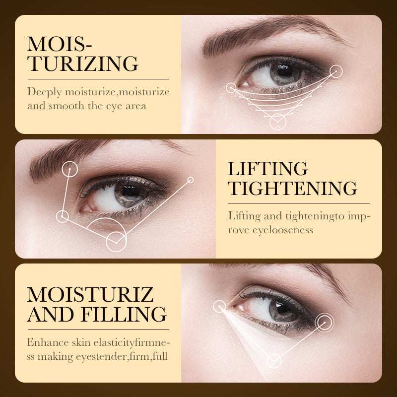 ZOZU 24K Gold Hyaluronic Acid Eye Cream – Anti-Aging & Anti-Wrinkle Firming Eye Cream