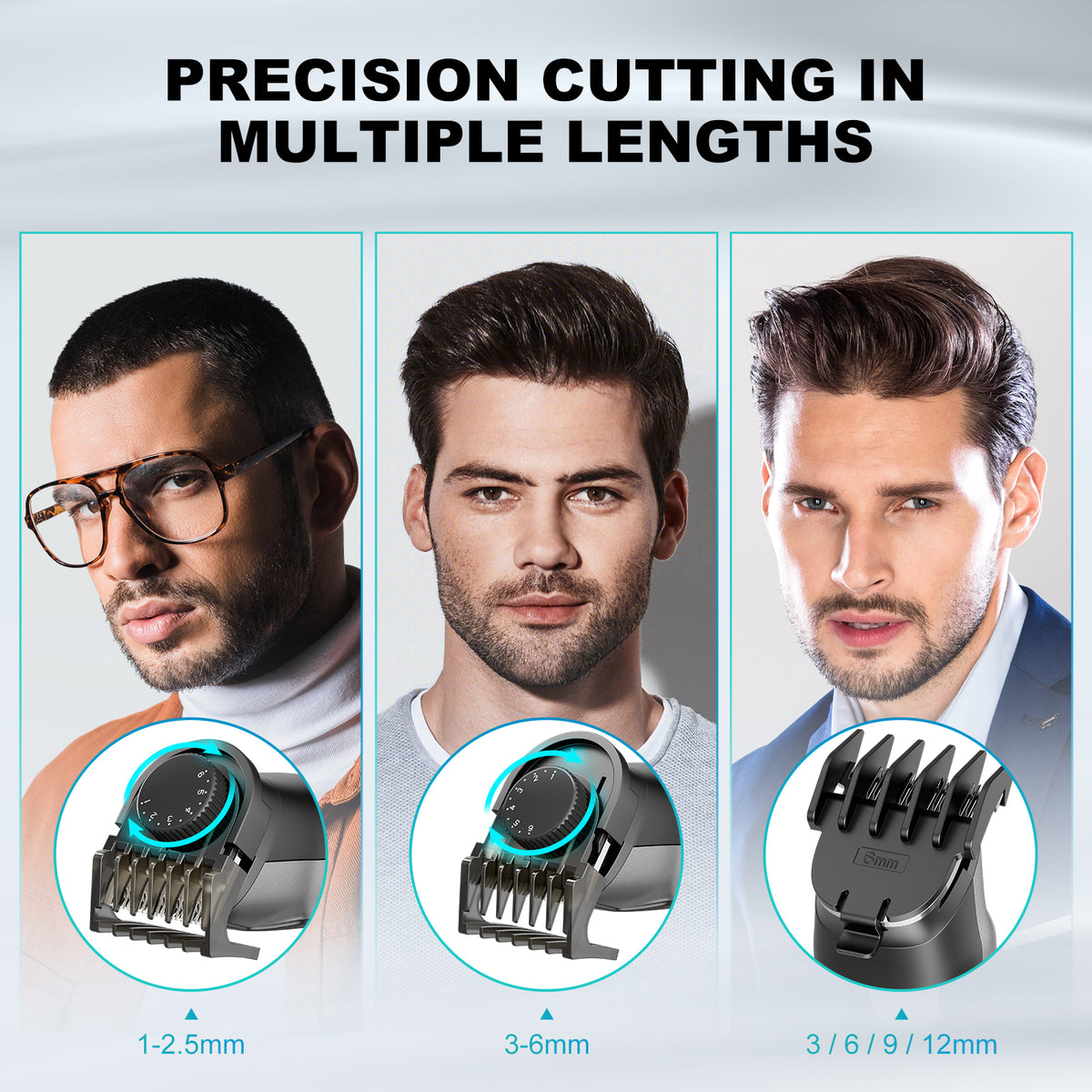 Kensen Professional Hair Clipper & Body Groomer Kit (Series S30) – IPX7 Waterproof Trimmer Set