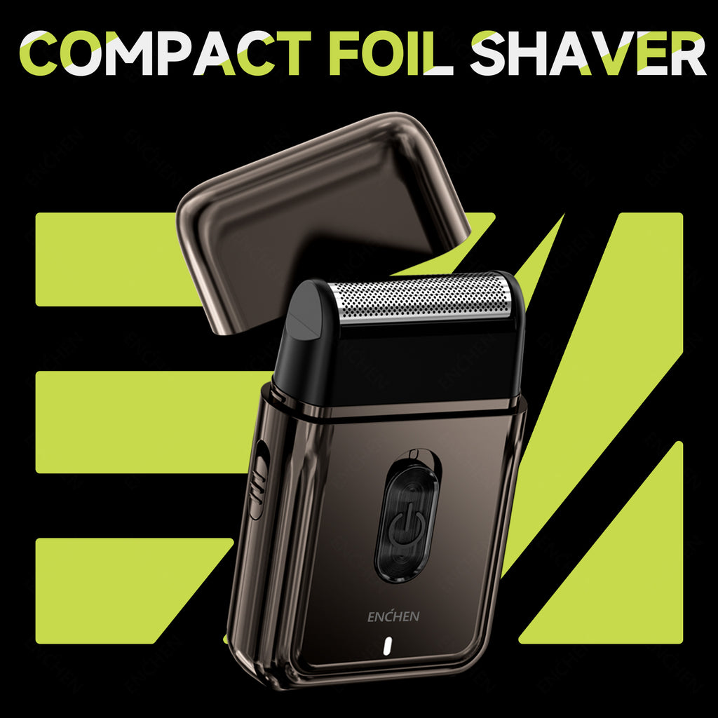ENCHEN MS003 Compact Electric Shaver – Rechargeable Portable Foil Razor for Travel & Daily Shave