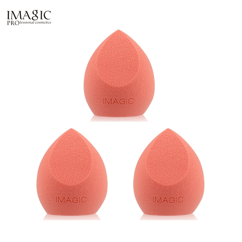 IMAGIC 3-Pcs Professional Makeup Sponge Set – Soft Teardrop Foundation & Contour Blender