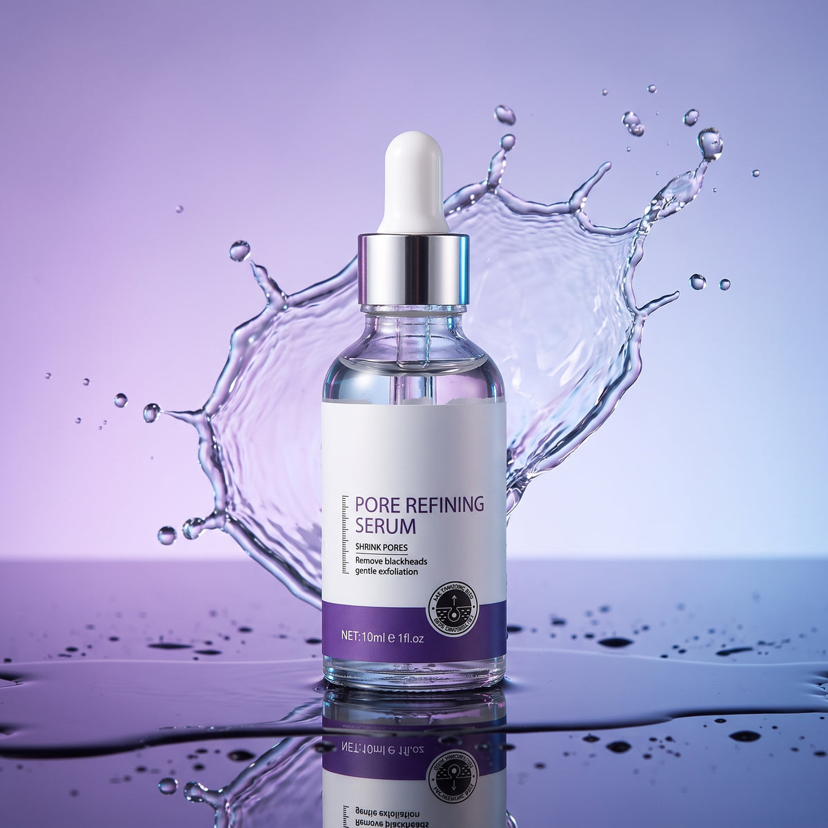Pore Refining Serum (10ml / 1 fl. oz ) – Lactobionic Acid Shrink Pores & Blackhead Remover
