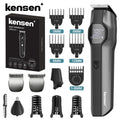 Kensen Professional Hair Clipper & Body Groomer Kit (Series S30) – IPX7 Waterproof Trimmer Set