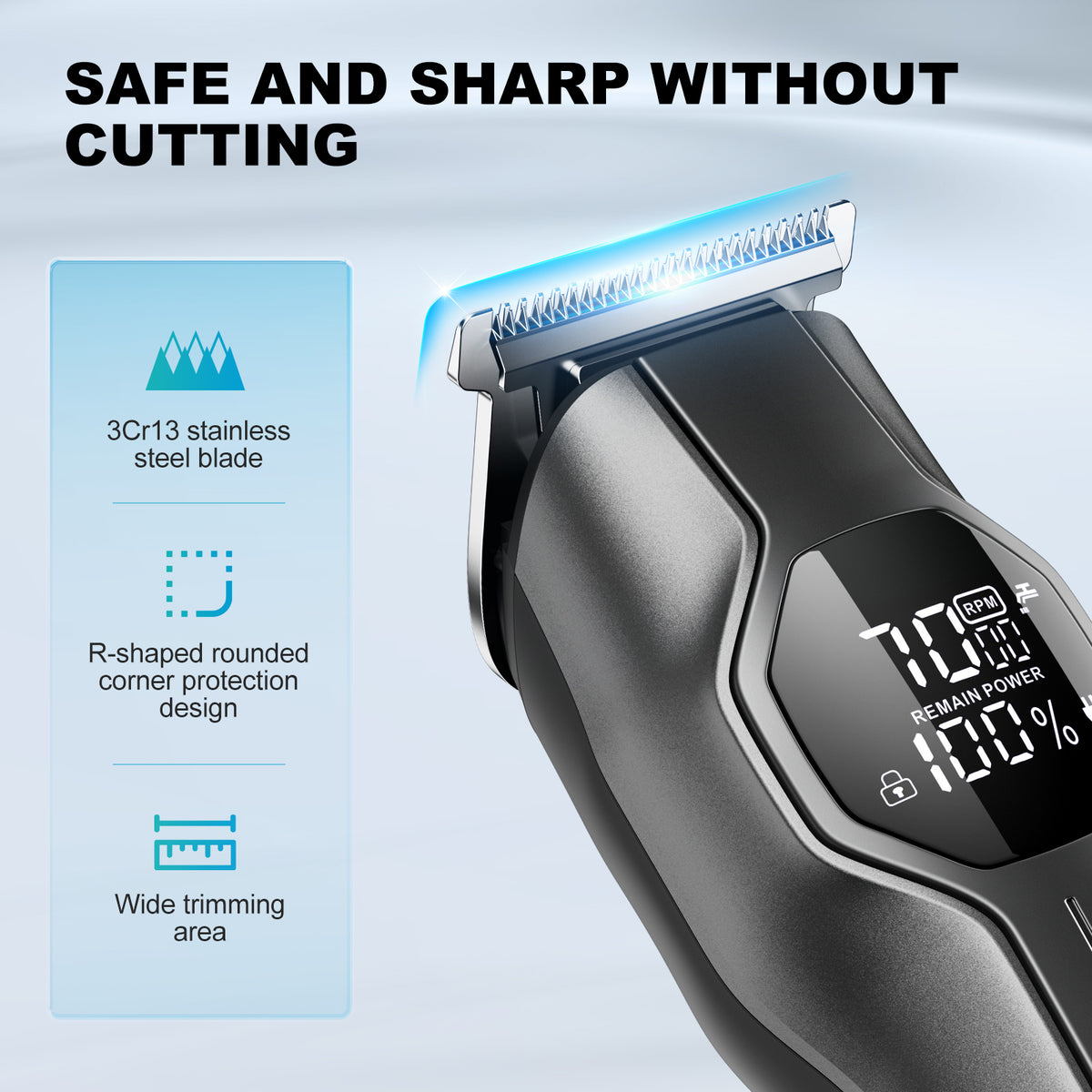 Kensen Professional Hair Clipper & Body Groomer Kit (Series S30) – IPX7 Waterproof Trimmer Set