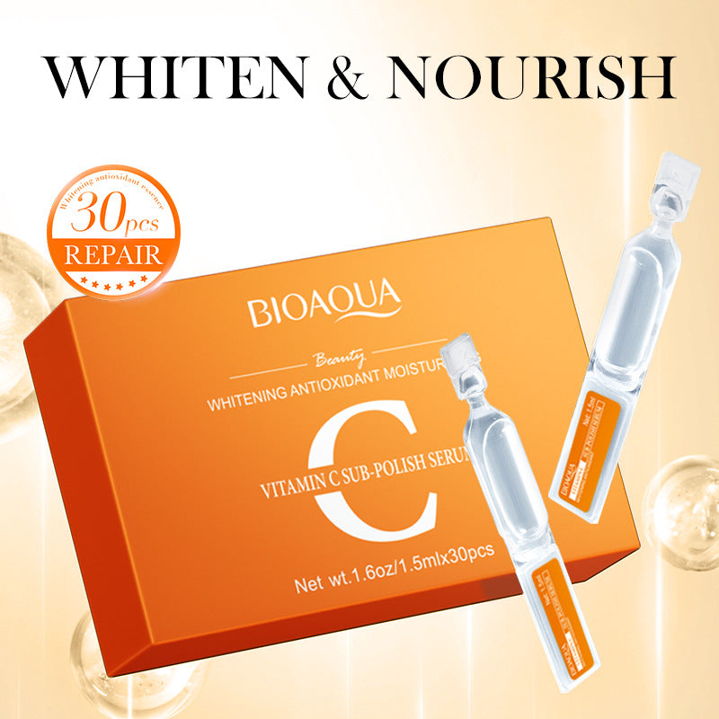 BIOAQUA Beauty Facial Ampoule Serum Set – Anti-Wrinkle, Whitening & Moisturizing Skin Care Ampoules