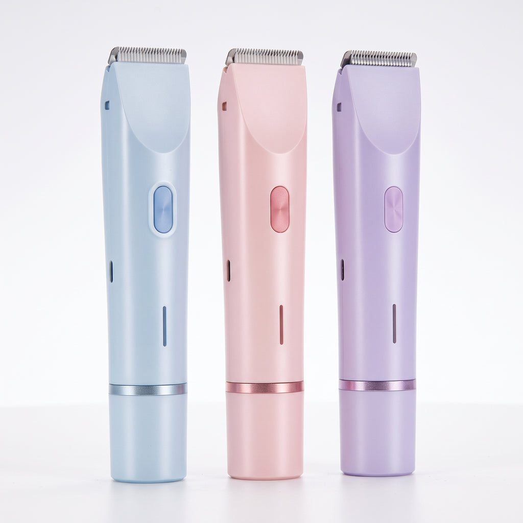 Dual-Head Electric Body Hair Remover – Portable Painless Hair Trimmer for Legs, Underarms & Bikini Area