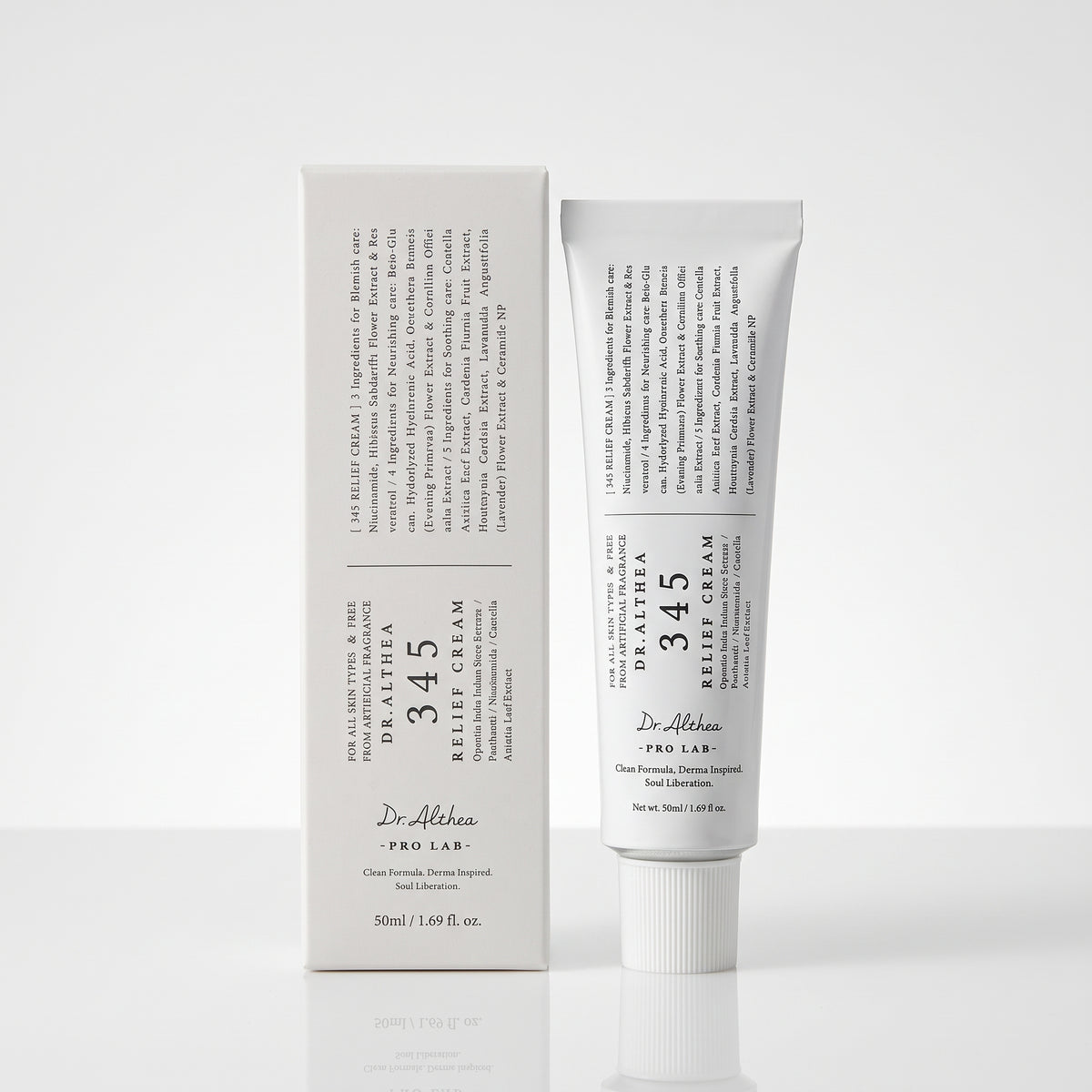 Dr. Althea 345 Relief Cream 50ml | Korean Centella & Niacinamide Blemish Relief Moisturizer