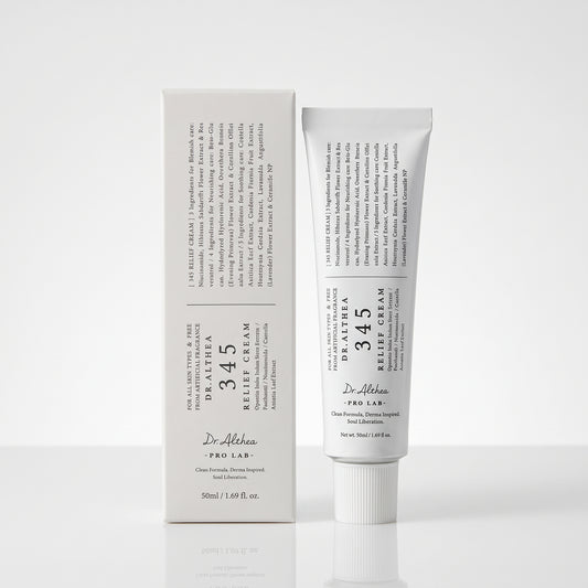 Dr. Althea 345 Relief Cream 50ml | Korean Centella & Niacinamide Blemish Relief Moisturizer