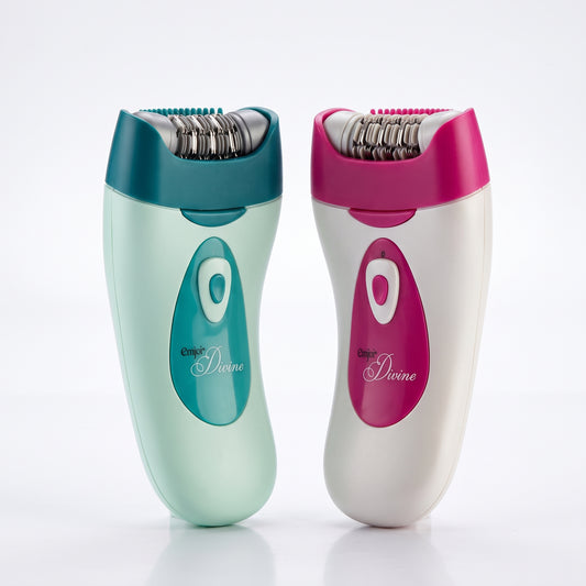 Emjoi Divine Gentle Hair Removal Epilator – Portable Electric Hair Remover for Women
