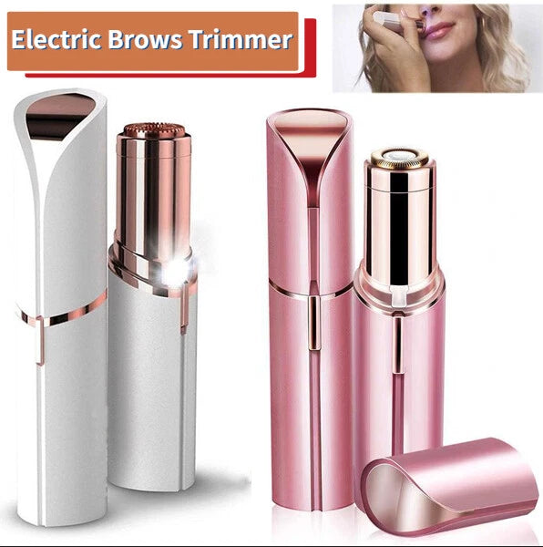 Painless Electric Facial Hair Remover & Eyebrow Trimmer – Mini Pocket Hair Razor for Women